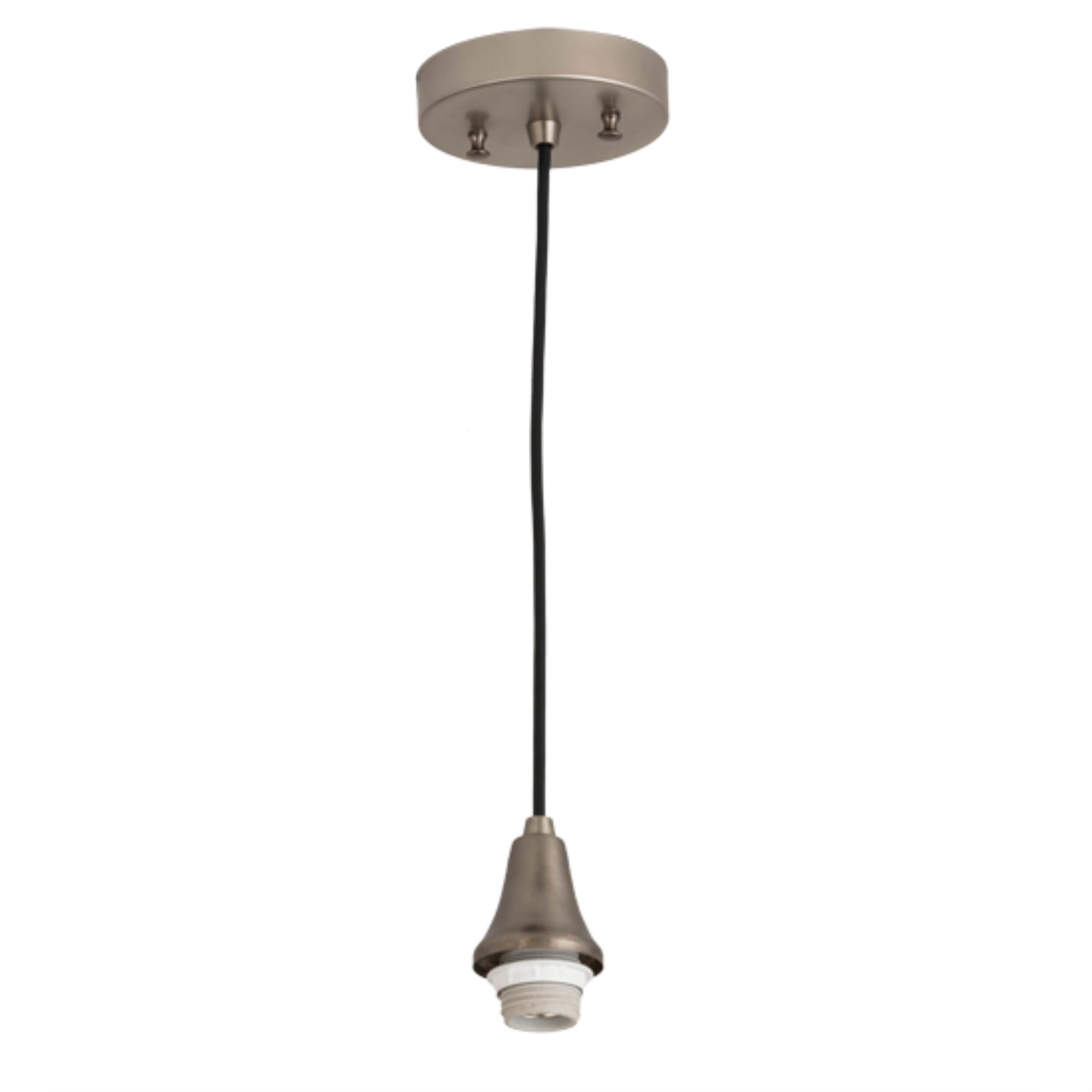 5'W Brushed Nickel 1 Lt Pendant Hardware