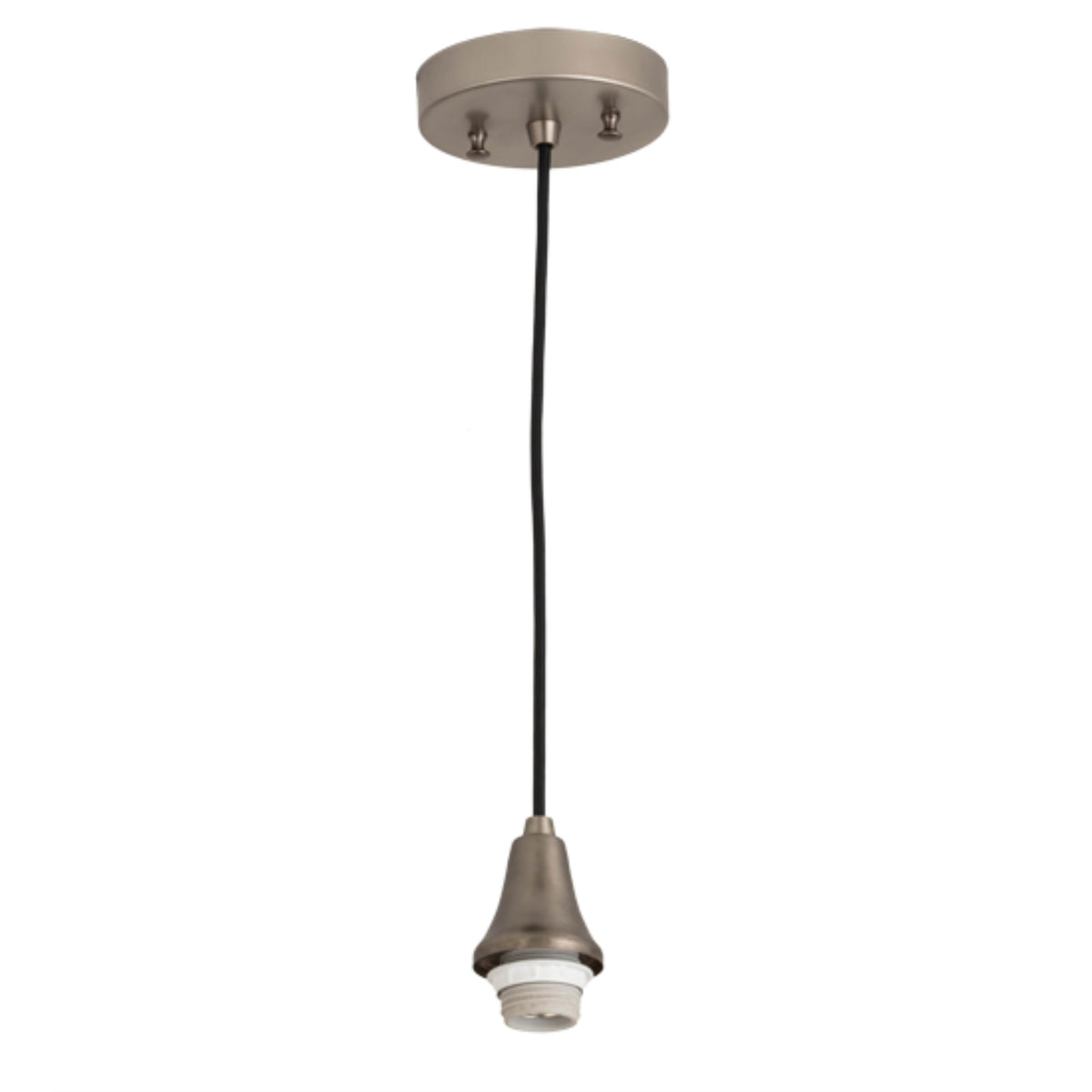 5'W Brushed Nickel 1 Lt Pendant Hardware