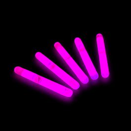 Glow Sticks Mini Pink Pack of Fifty