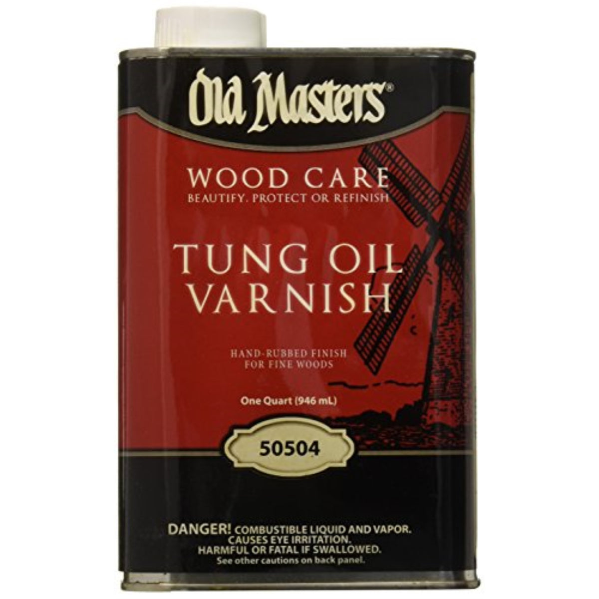 1791987 Tung Oil Varnish 1 Qt Old Masters Wood Care Clear Tung Oil Varnish 1 Qt (Pack Of 6)