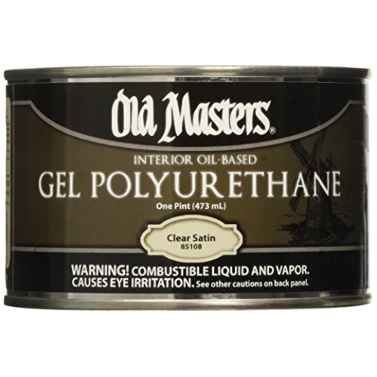 1792951 Polyrthn Gel Clr Sat Pt Old Masters Satin Clear Oil-Based Polyurethane 1 Pt (Pack Of 4)