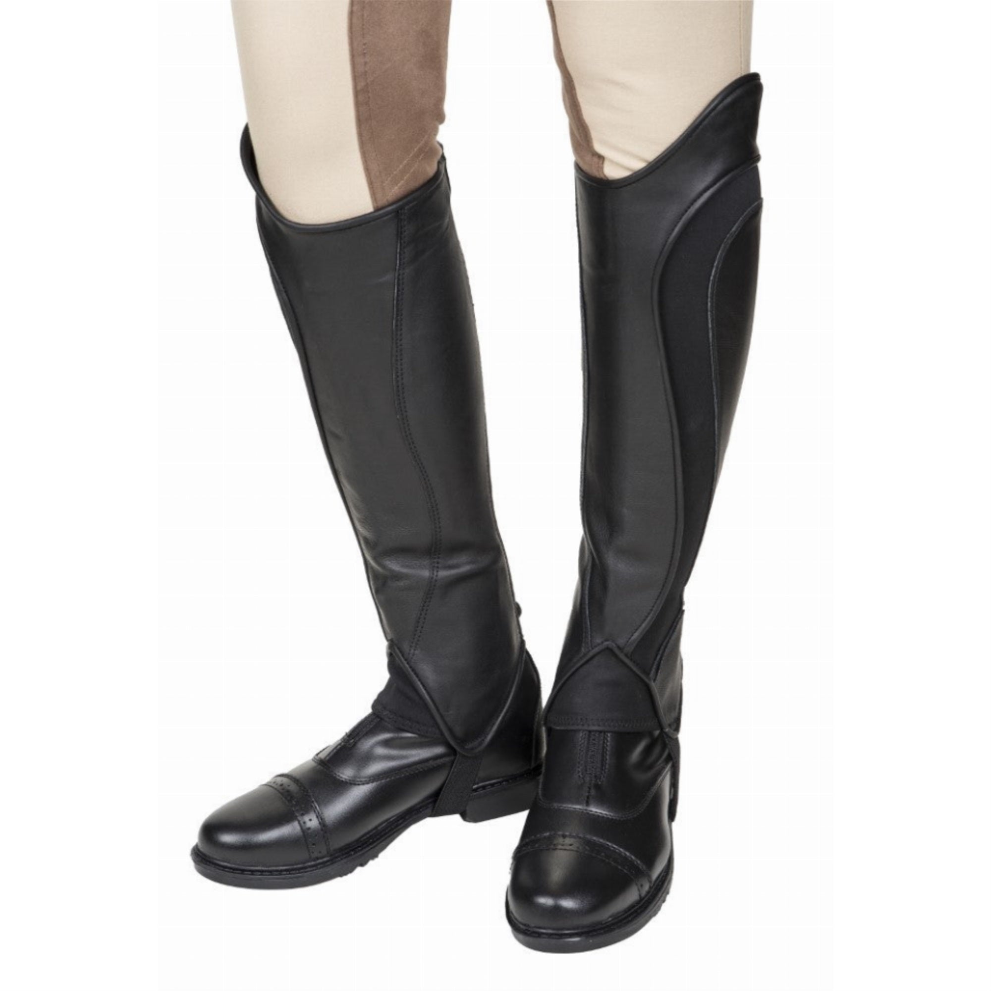 TuffRider Ladies Derby Leather Half Chaps
