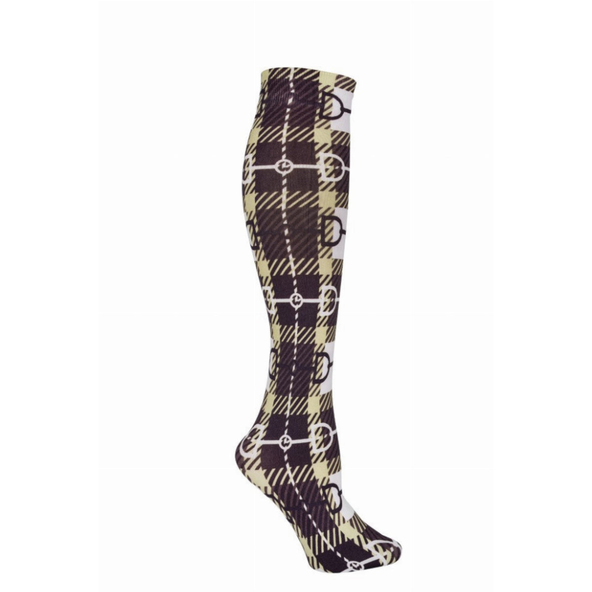 Awst Int'L Snaffle Bit Plaid Socks