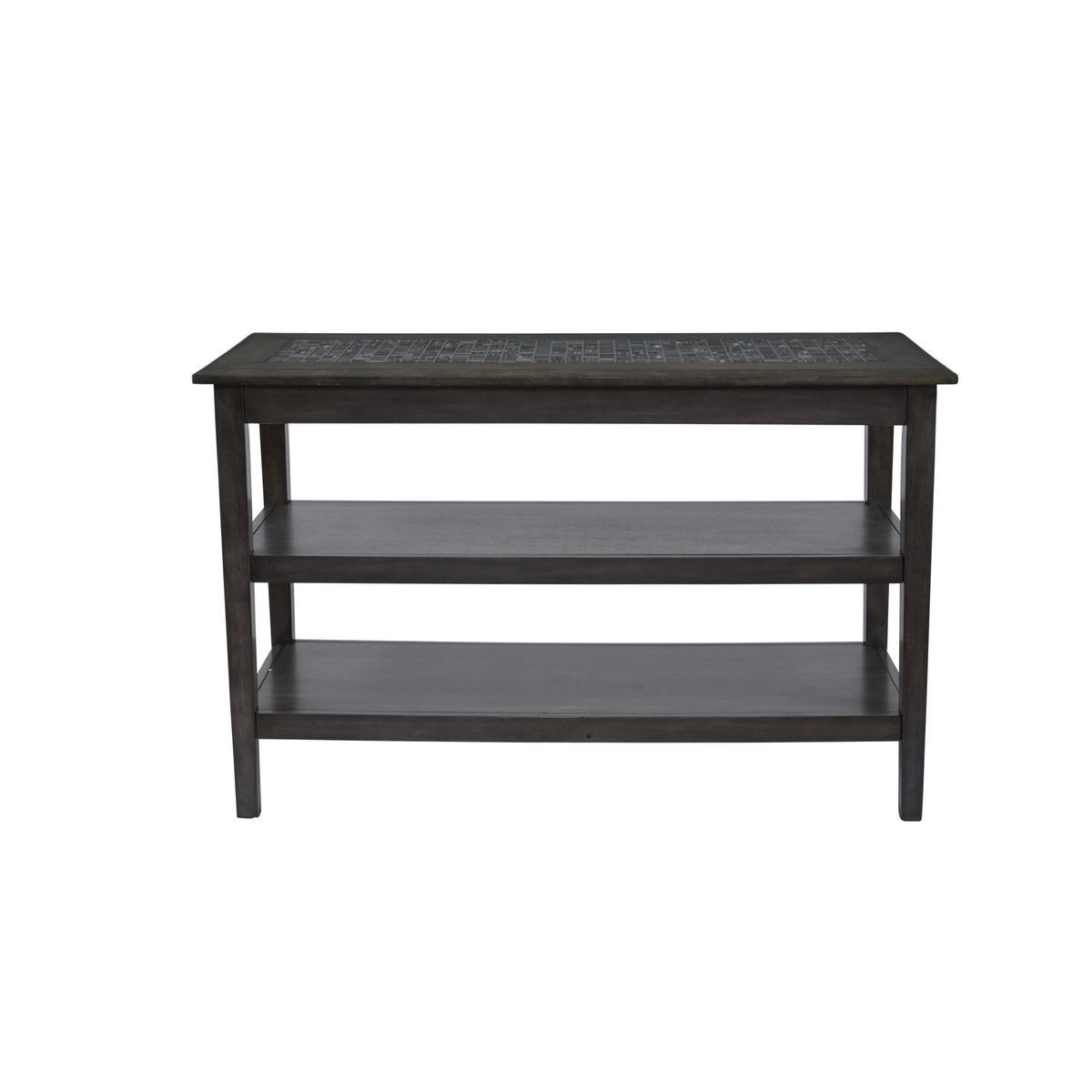 Baroque Sofa 48' Sofa Table With Mosaic Tile Inlay