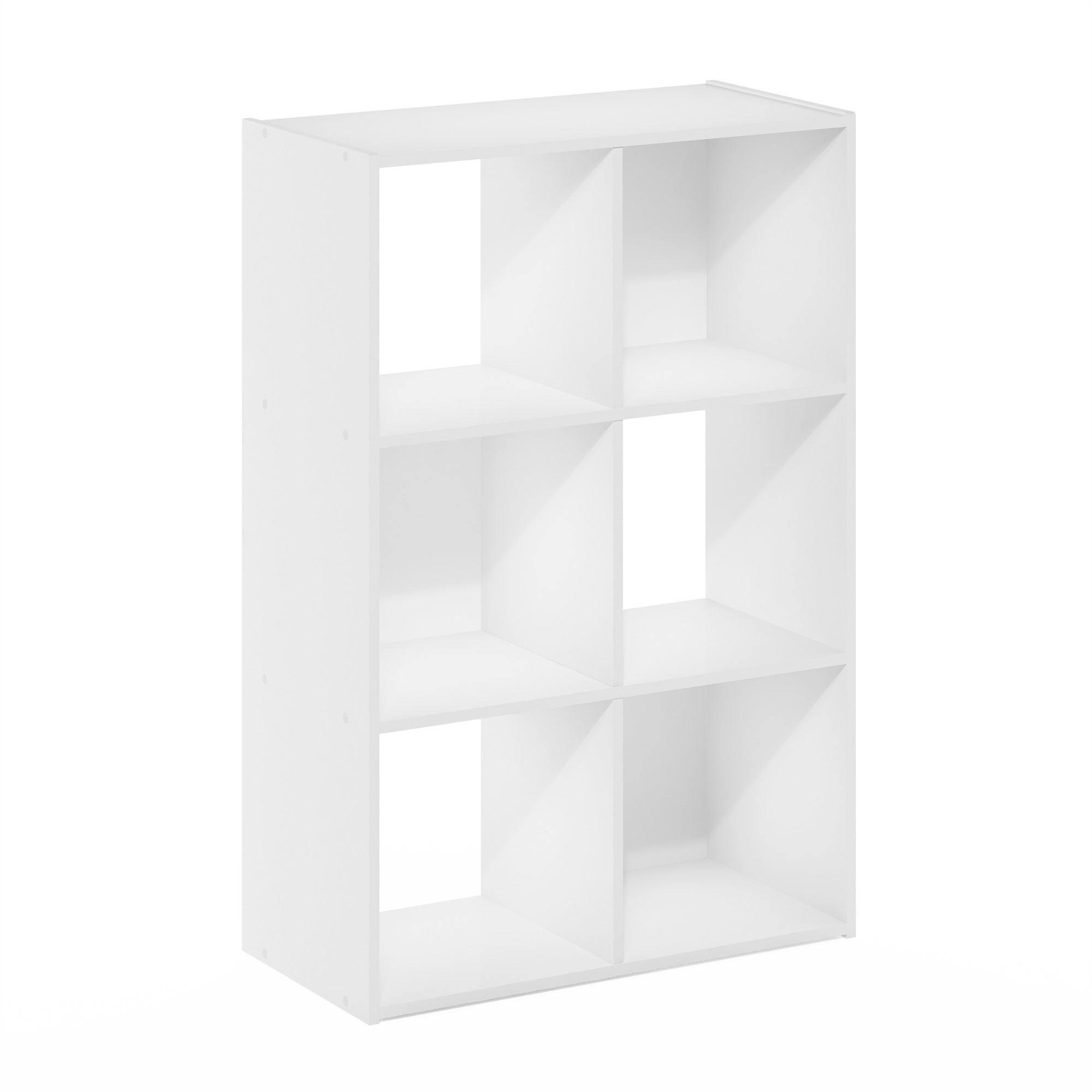 Furinno Pelli Cubic Storage Cabinet, 3x2, White
