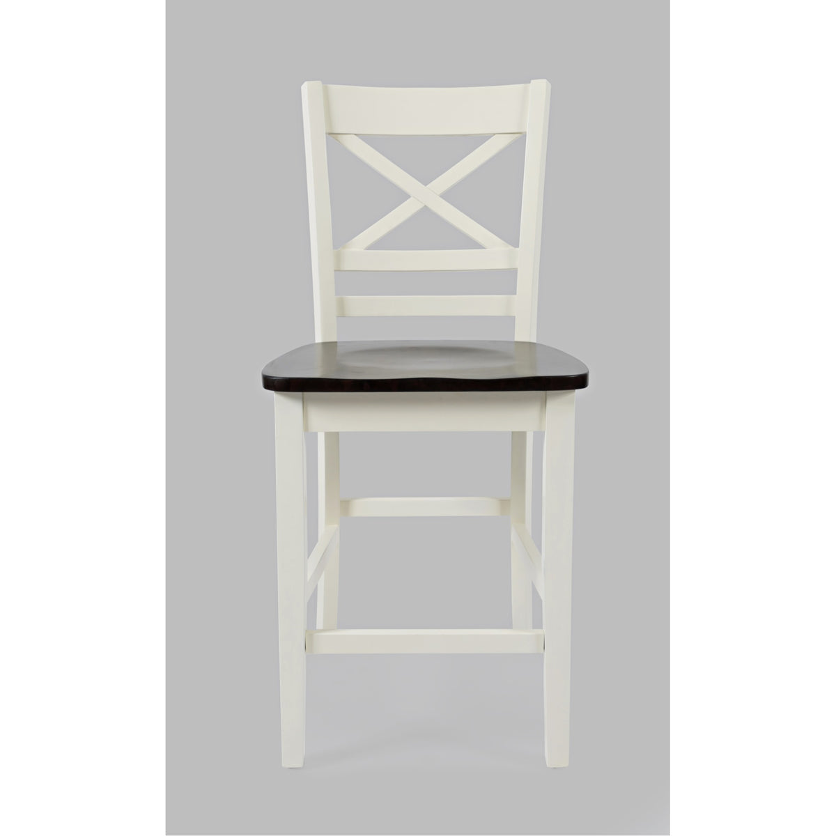 Asbury Park Solid Acacia Farmhouse X Back Stool (Set Of 2)
