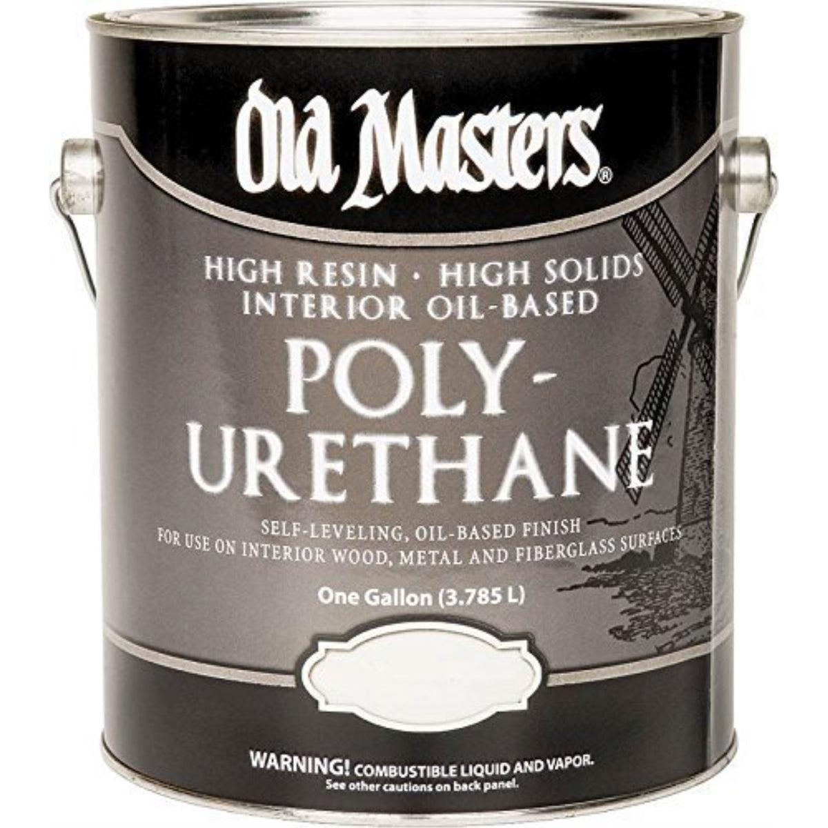 1806645 Polyurethane Satin Gl Old Masters Satin Clear Oil-Based Polyurethane 1 Gal (Pack Of 2)