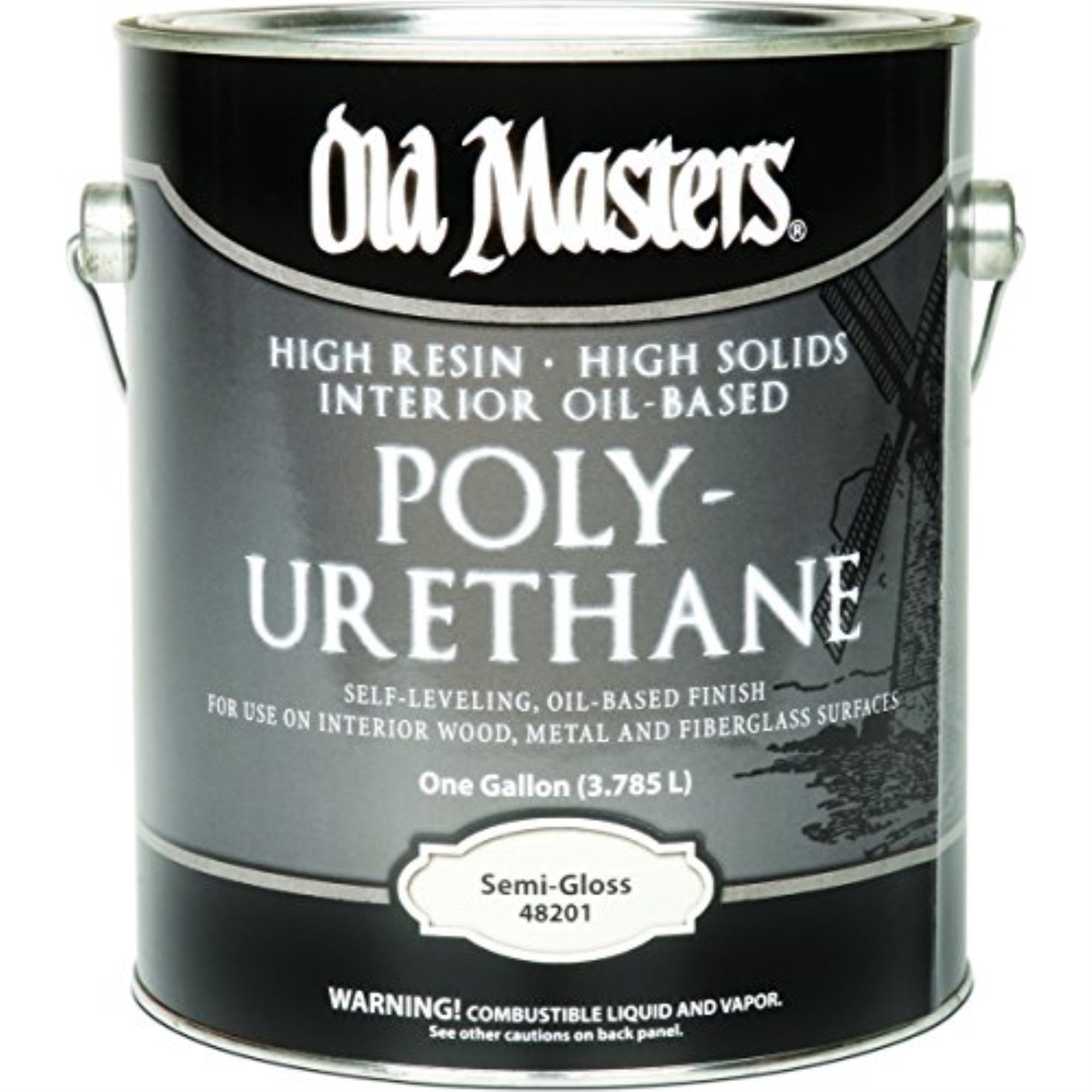 1806652 Polyurethane S-G Gl Old Masters Semi-Gloss Clear Oil-Based Polyurethane 1 Gal (Pack Of 2)