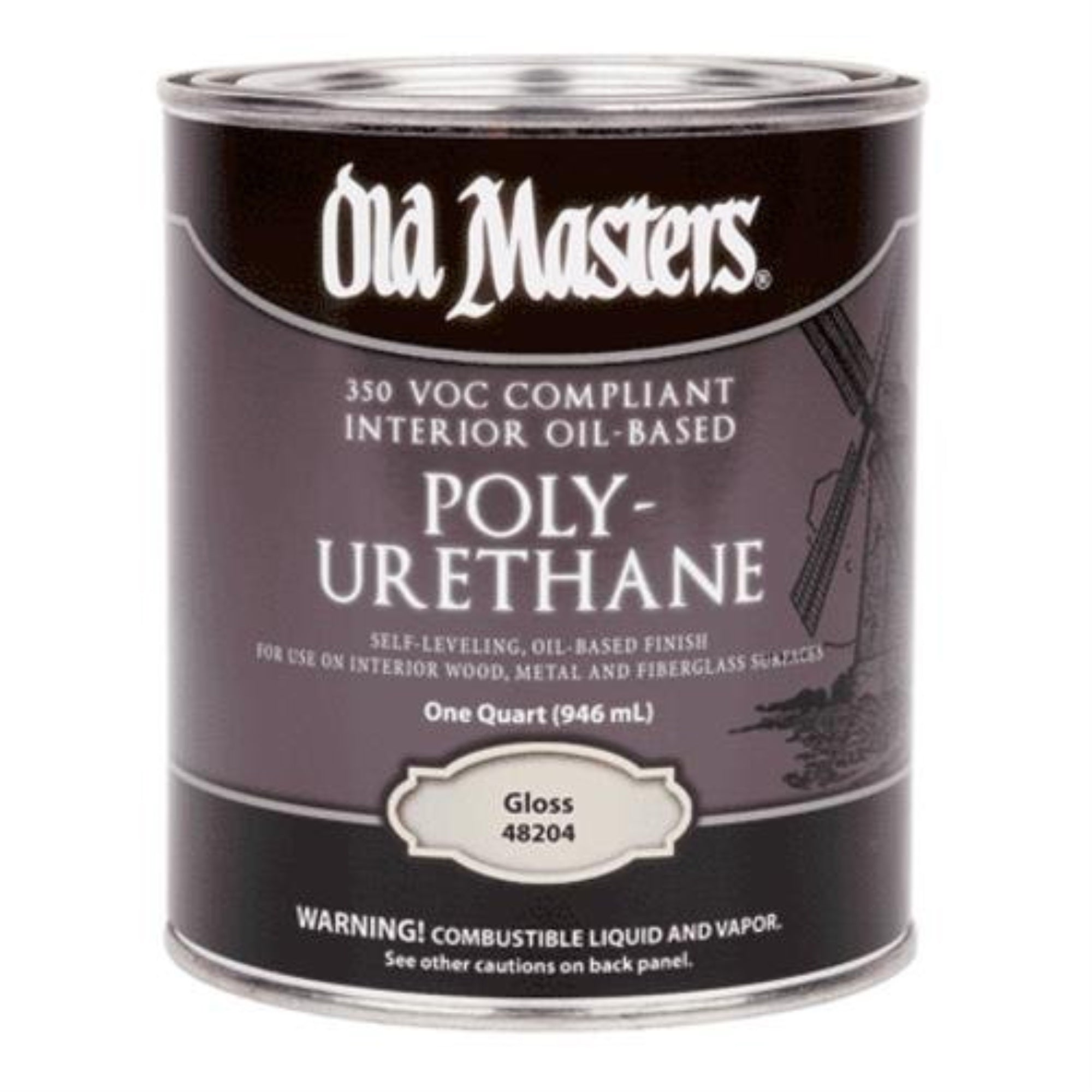 1806660 Polyurethane Gloss Gl Old Masters Gloss Clear Oil-Based Polyurethane 1 Gal (Pack Of 2)