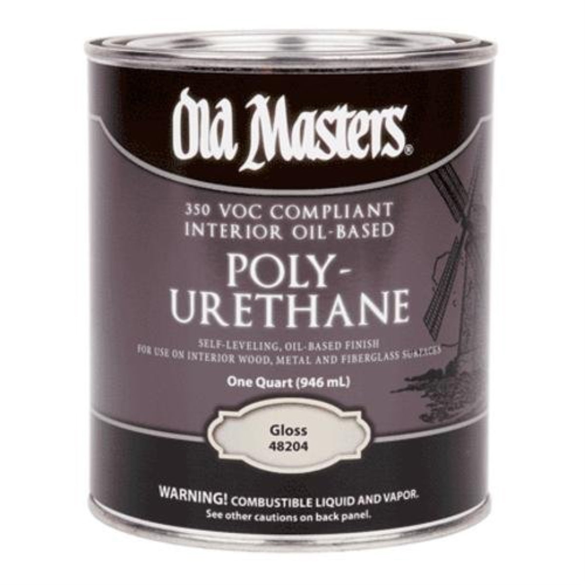 1806660 Polyurethane Gloss Gl Old Masters Gloss Clear Oil-Based Polyurethane 1 Gal (Pack Of 2)