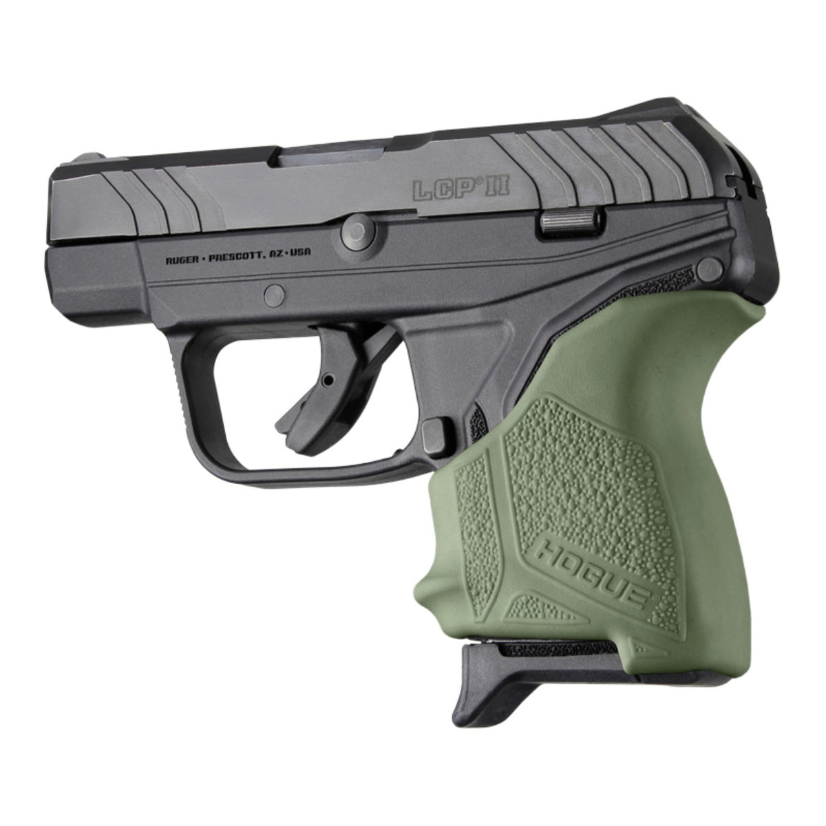 Hogue Hall Beavertail Grip Sleeve Ruger Lcp Ii Od Green