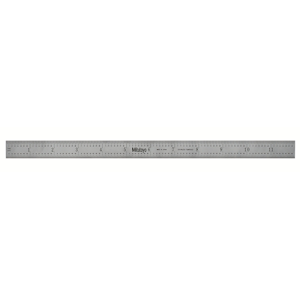 Steel Rule, 12 In, 4R, 1 In W