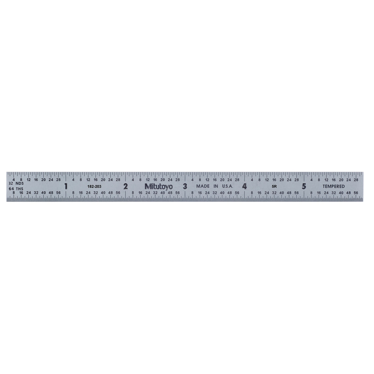 Steel Rule, 6 In, 5R, 1/2 In W, Flex