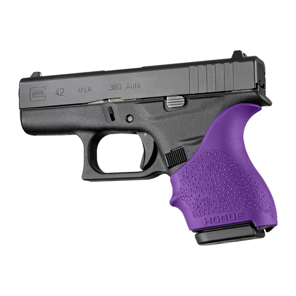 Hogue Hall Beavertail Grip Sleeve Glock 42 43 Purple