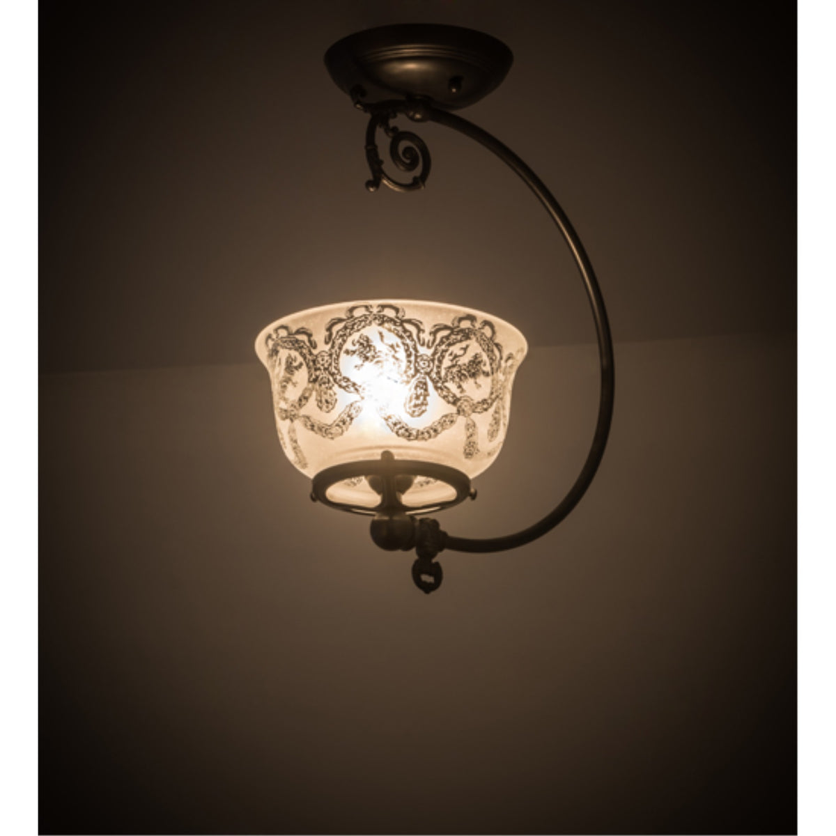 7' Wide Revival Gas & Electric Semi-Flushmount