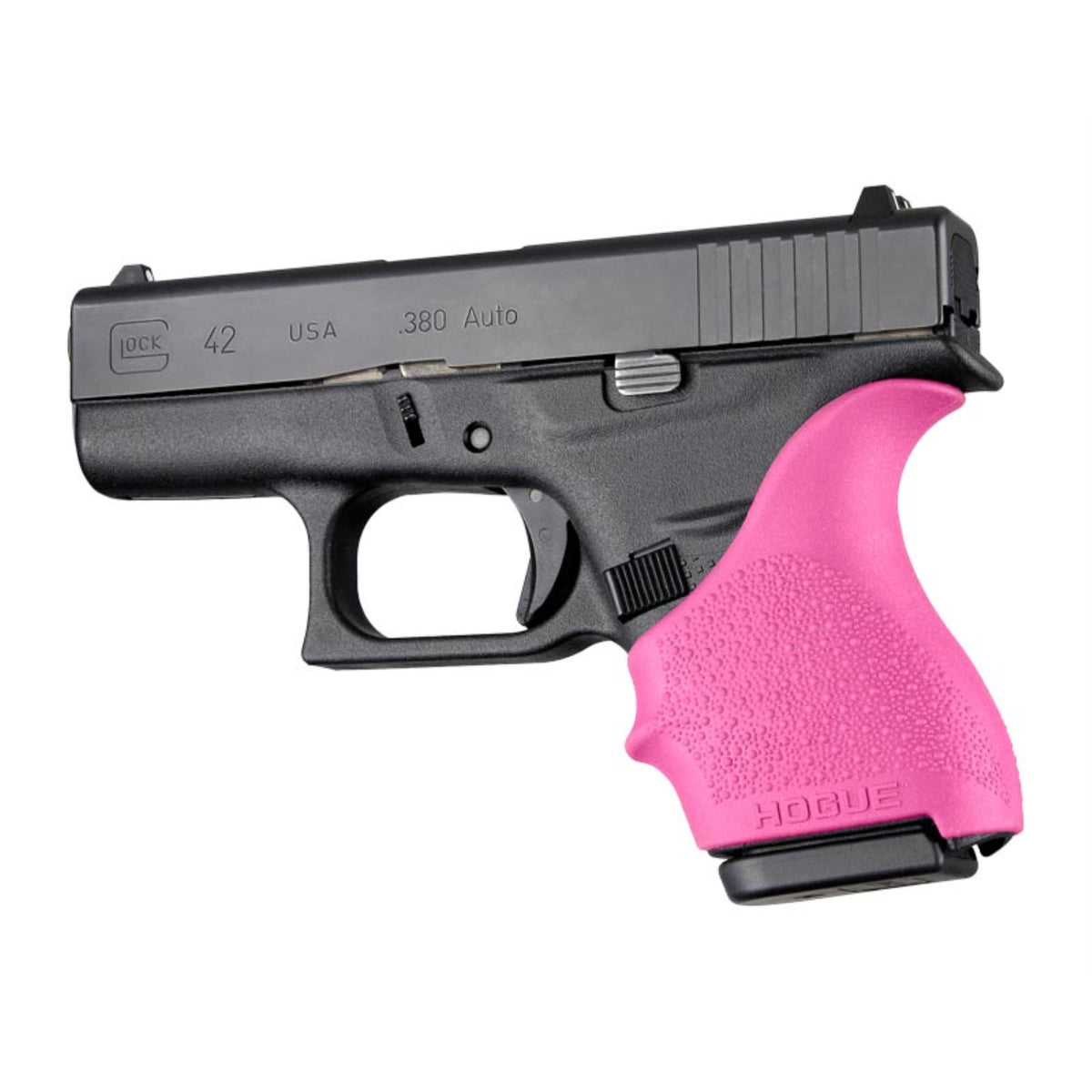 Hogue Handall Beavertail Grip Sleeve Glock 42 43 Pink