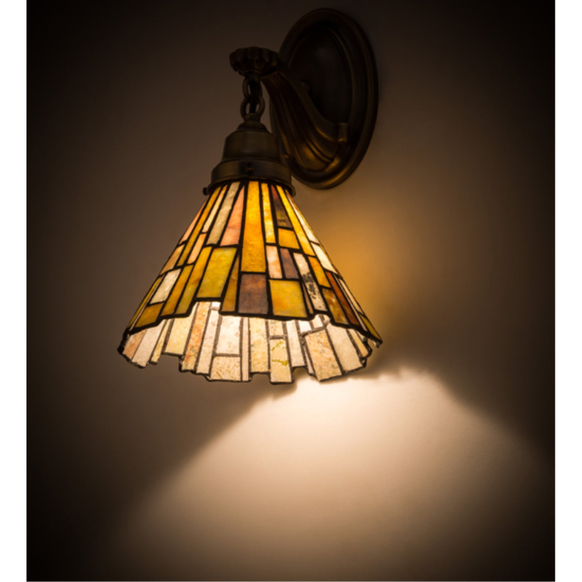 8'W Delta Jadestone Wall Sconce