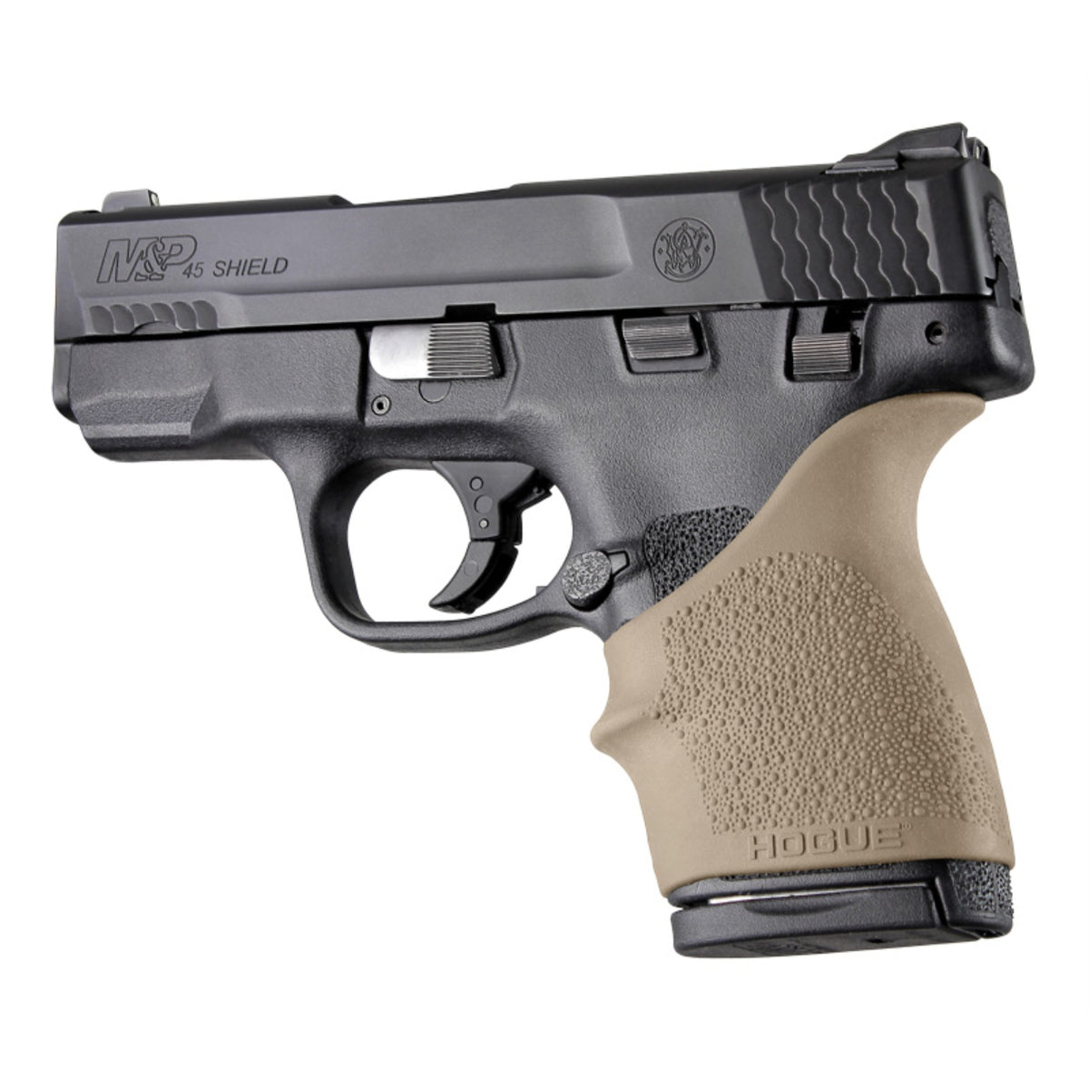 Hogue Hall Beavertail Grip Sleeve S&W M&P Shield 45 Kahr P9 P40 Cw9 Cw40 Flat Dark Earth