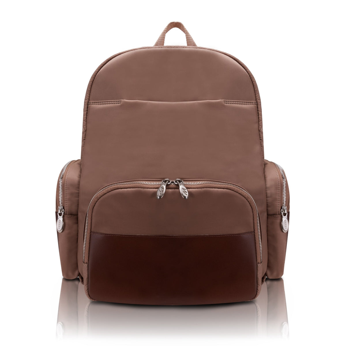 N Series | Cumberland | 17 Nylon Dual Compartment Laptop Backpack - Khaki