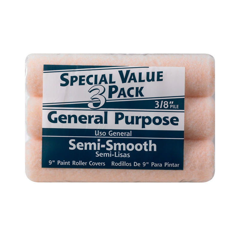Roller Cvr Poly3/8X9 (Pack Of 1)