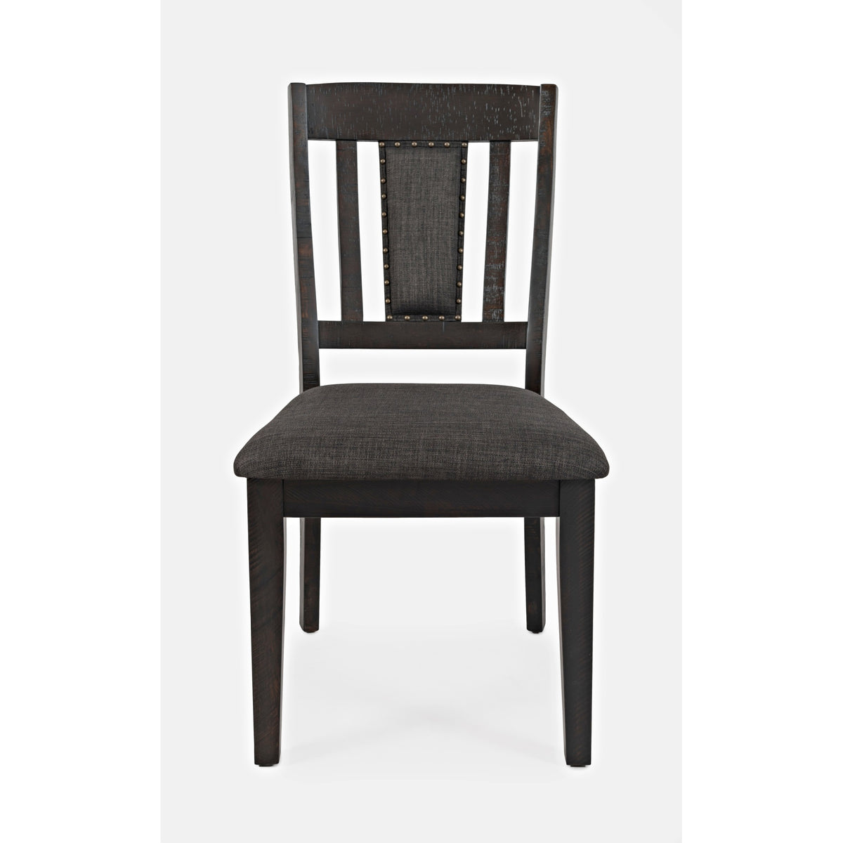 American Rustics Upholstered Slatback Dining Chair With Nailhead Trim (Set Of 2)
