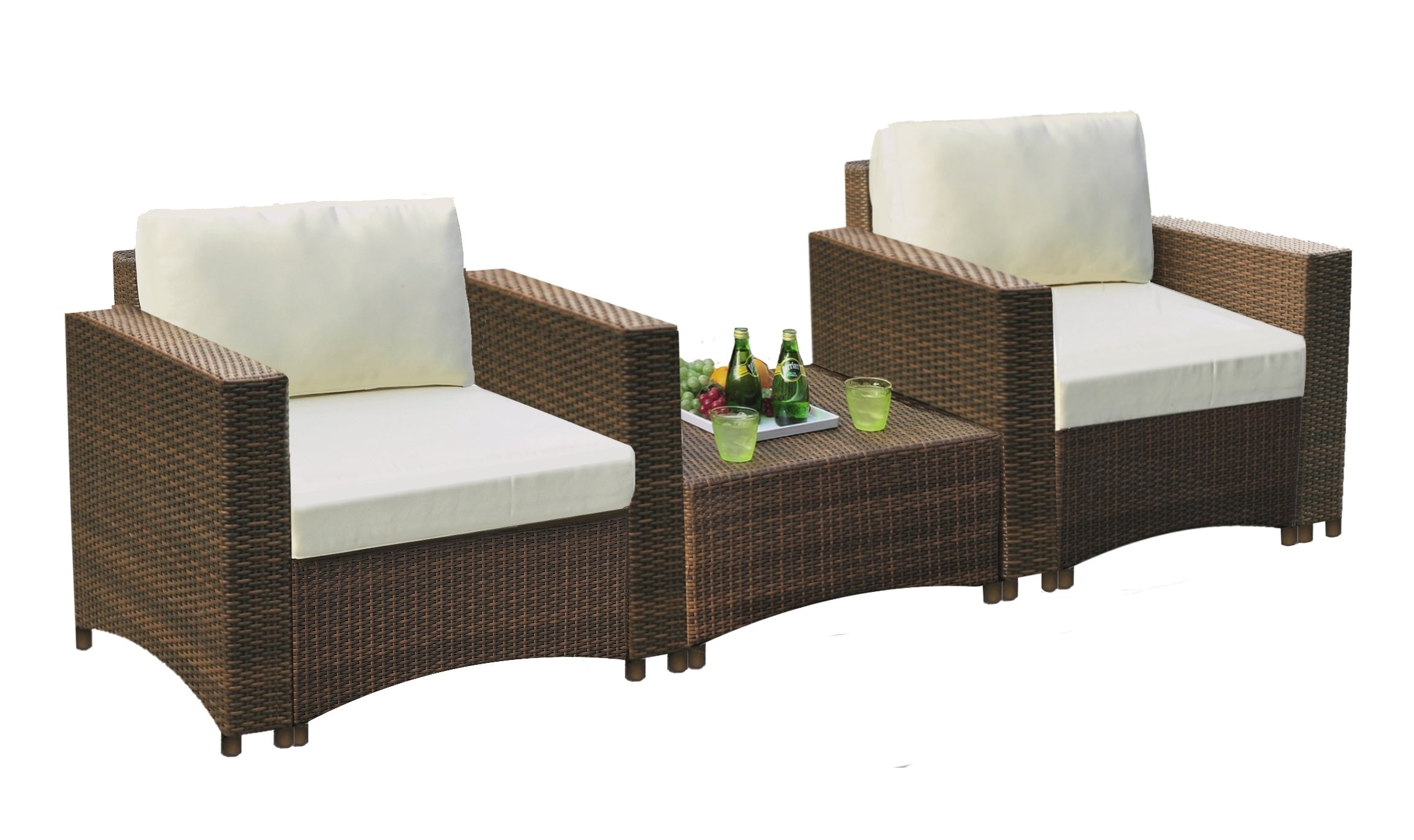 Studio Shine Collection 2 Armchairs and coffee table set