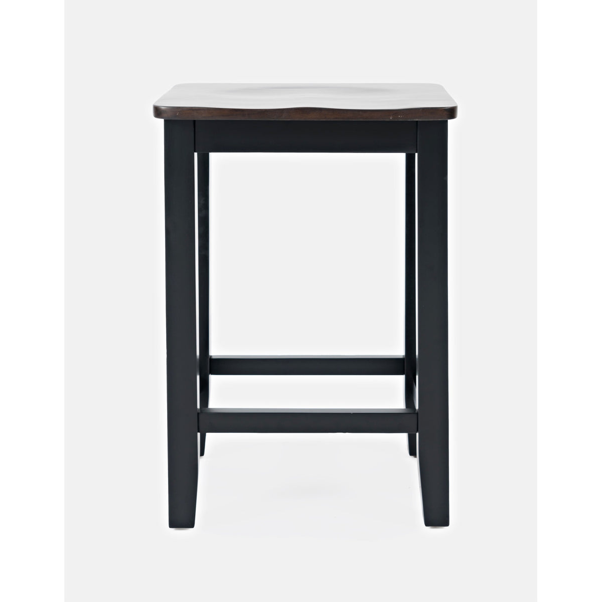 Asbury Park Solid Wood Farmhouse Backless Saddle Stool (Set Of 2)