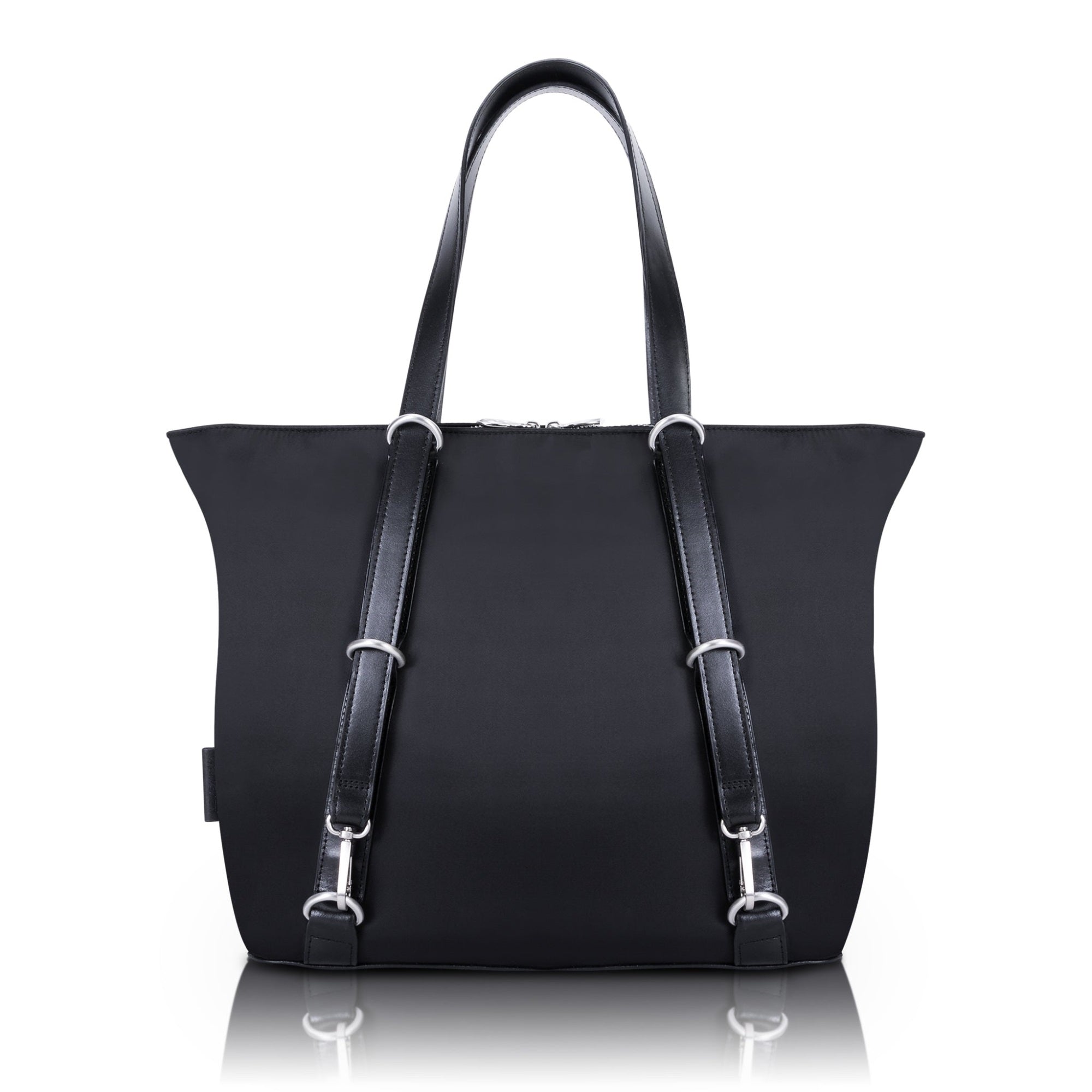 N Series | Dylan | 3-In-1 Nylon Convertible Backpack Tote - Black