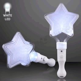 LED Lucky Star Wand White