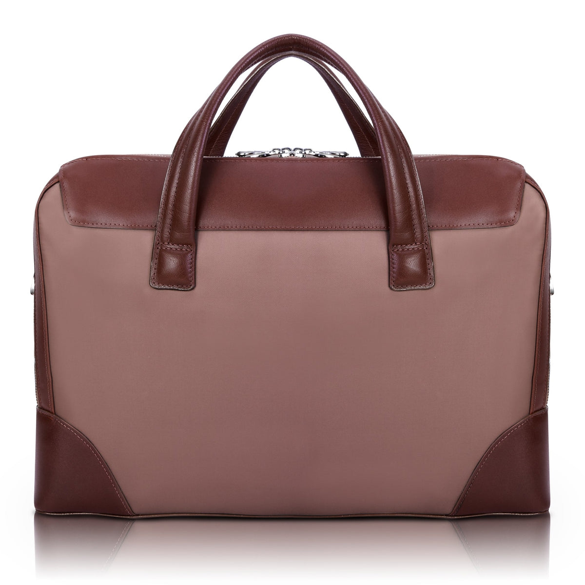 N Series | Harpswell | 17 Nylon Dual Compartment Laptop Briefcase - Khaki