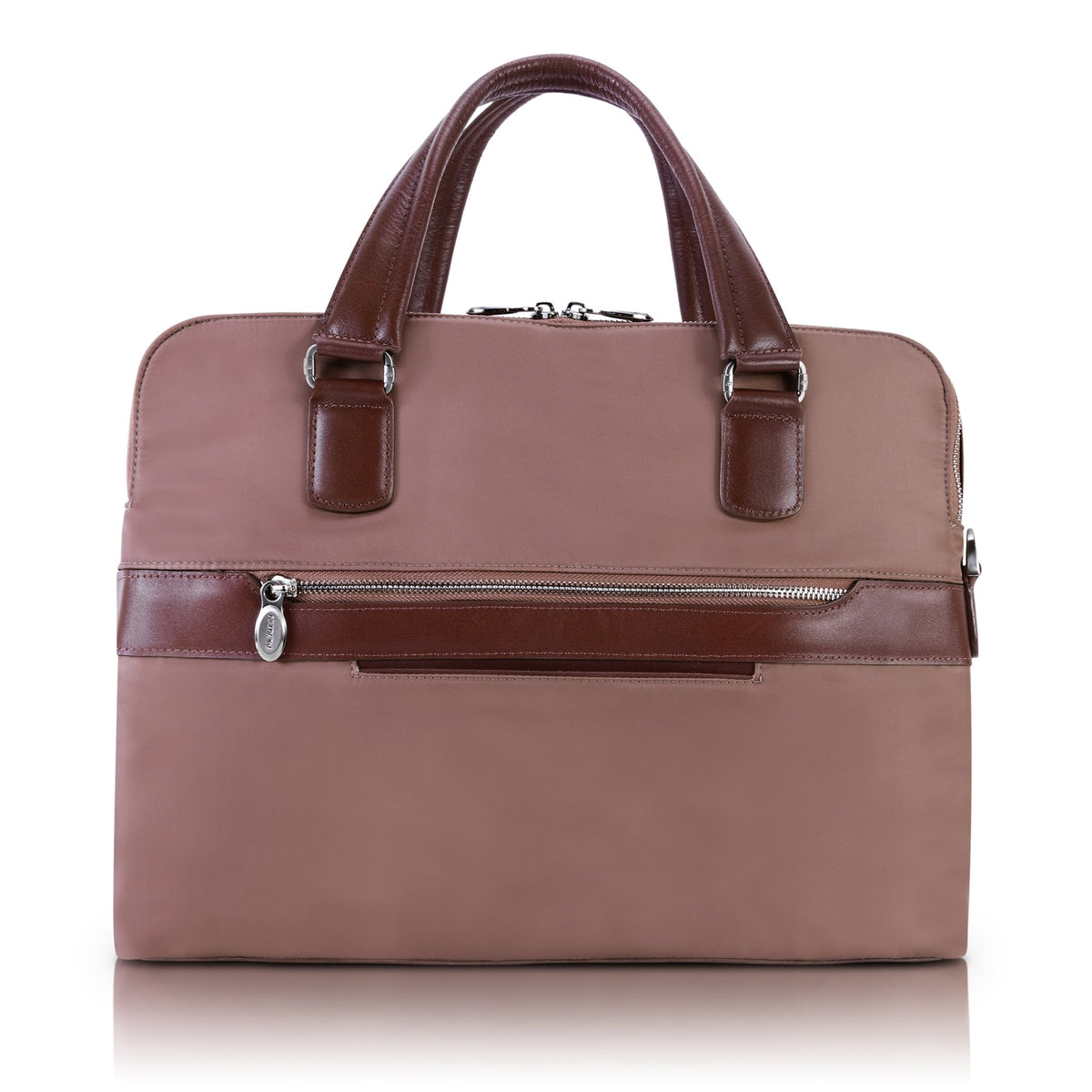N Series | Hartford | Nylon Dual Compartment Briefcase - Khaki