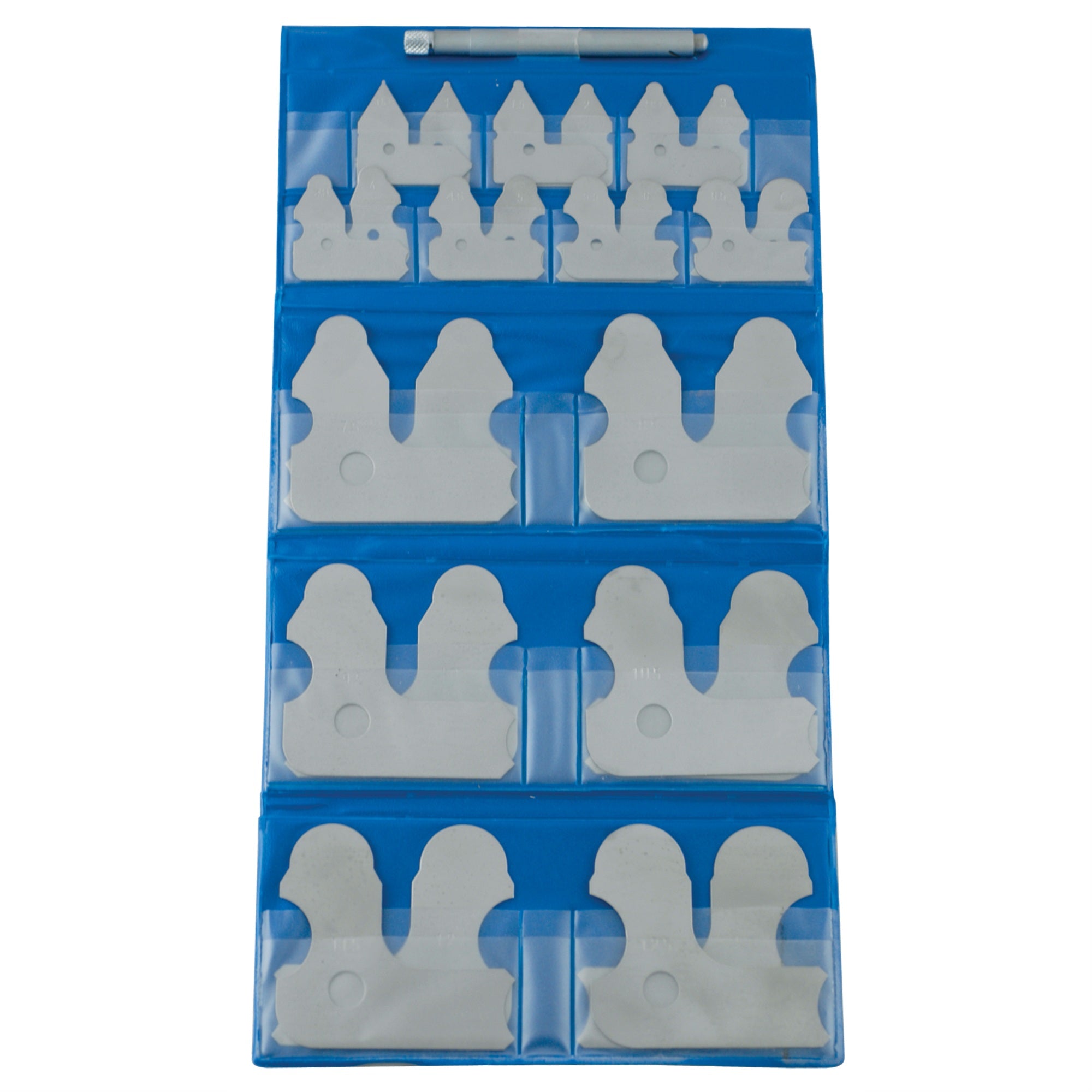 Radius Gage Set, .01-.5 In, 26 Lvs