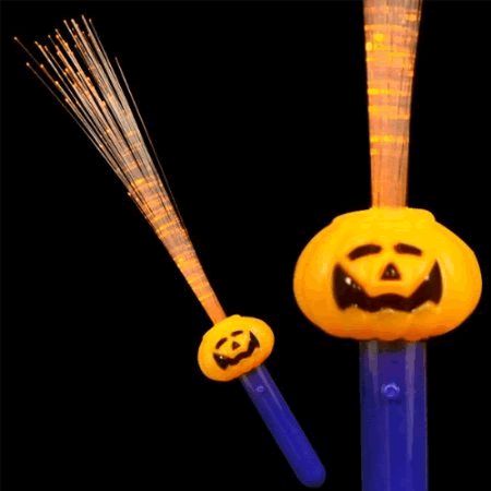 Fiber Optic Pumpkin Wand