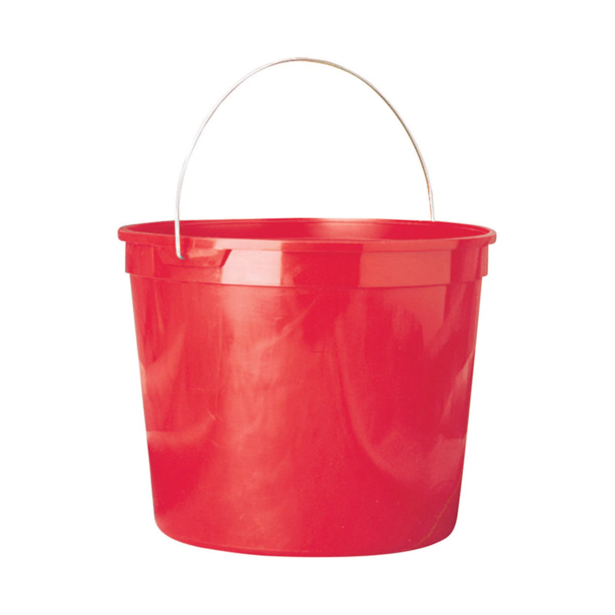Poly Rim Bucket Red 10Qt (Pack Of 12)