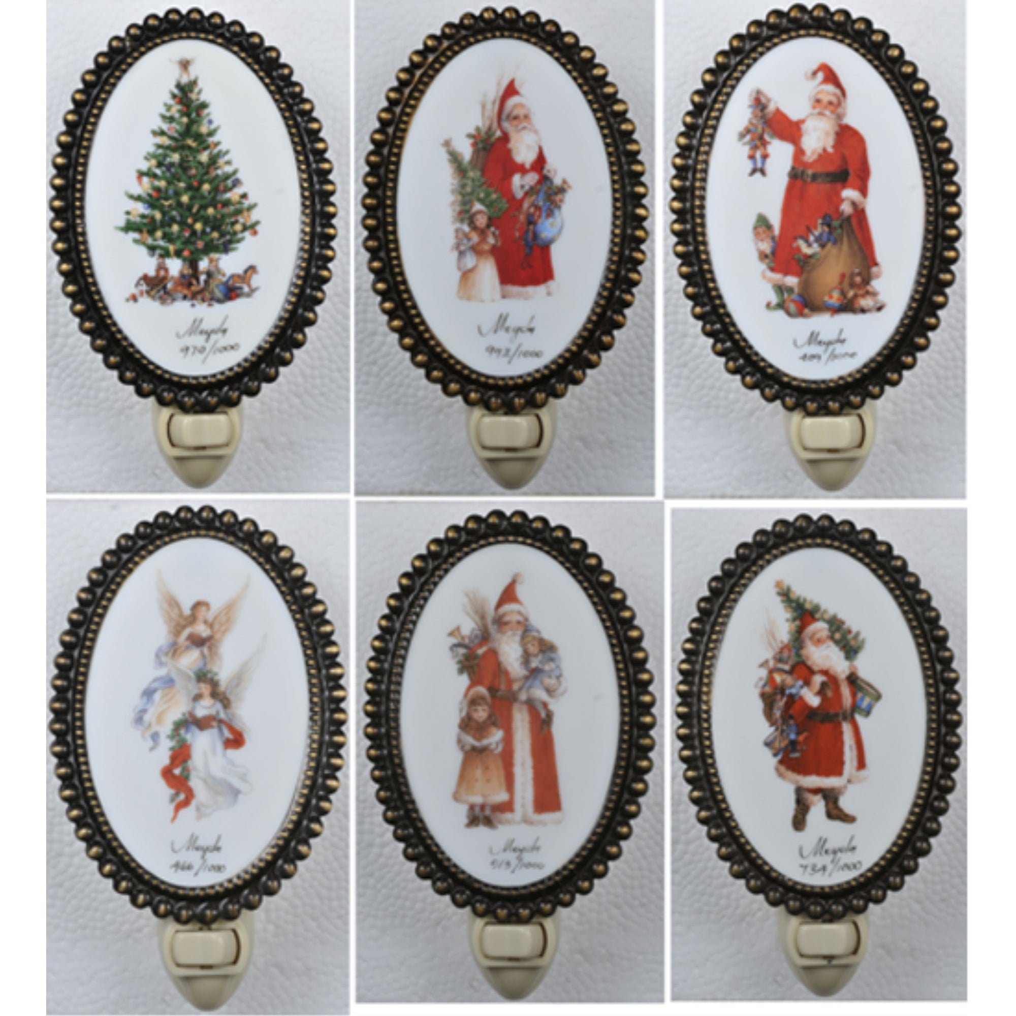 6'H Christmas 12 Pieces Night Light
