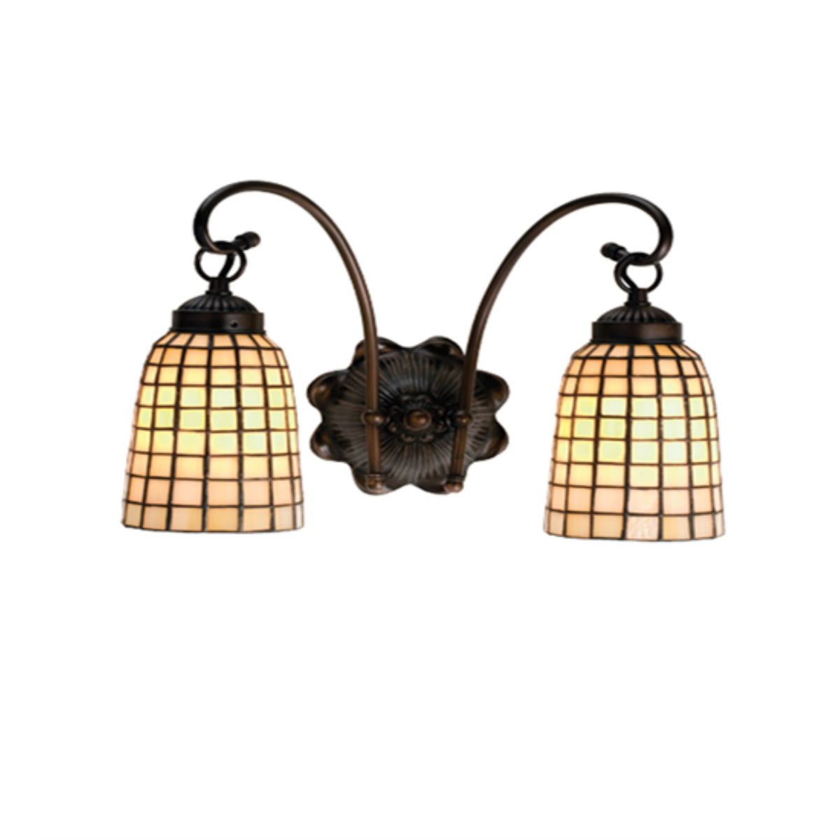 14.5W Terra Bone 2 Lt Wall Sconce