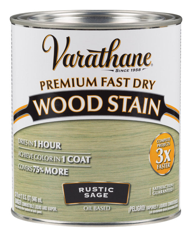 Wood Stn Fd Rstc Sage Qt (Pack Of 1)