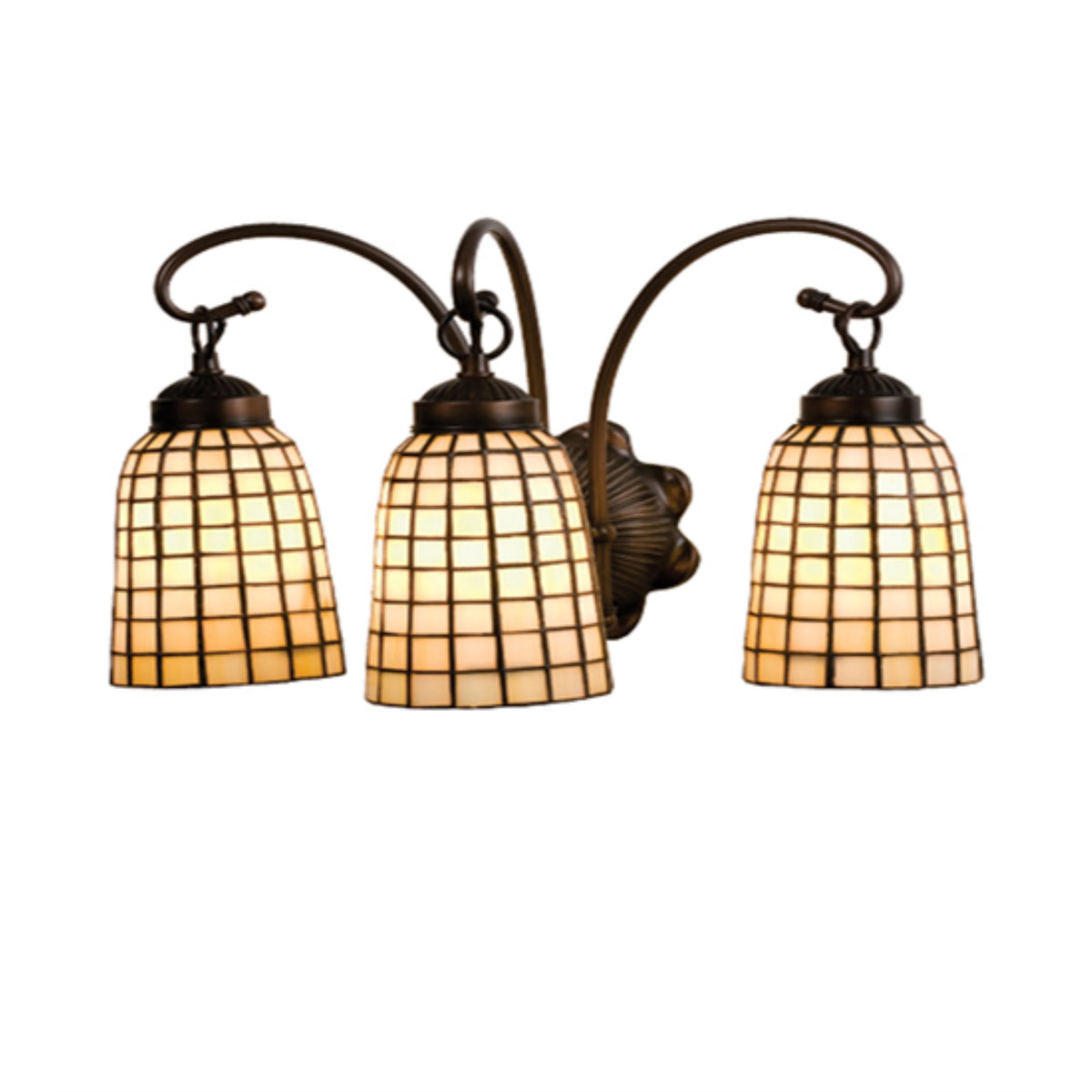 18'W Terra Bone 3 Lt Vanity Light
