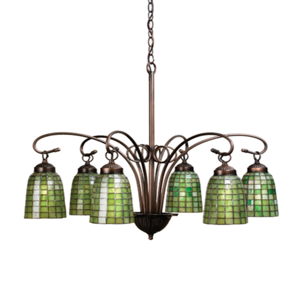 28'W Terra Verde 6 Lt Chandelier