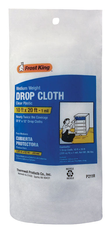Drop Cloth 10X20' 1Mil (Pack Of 1)