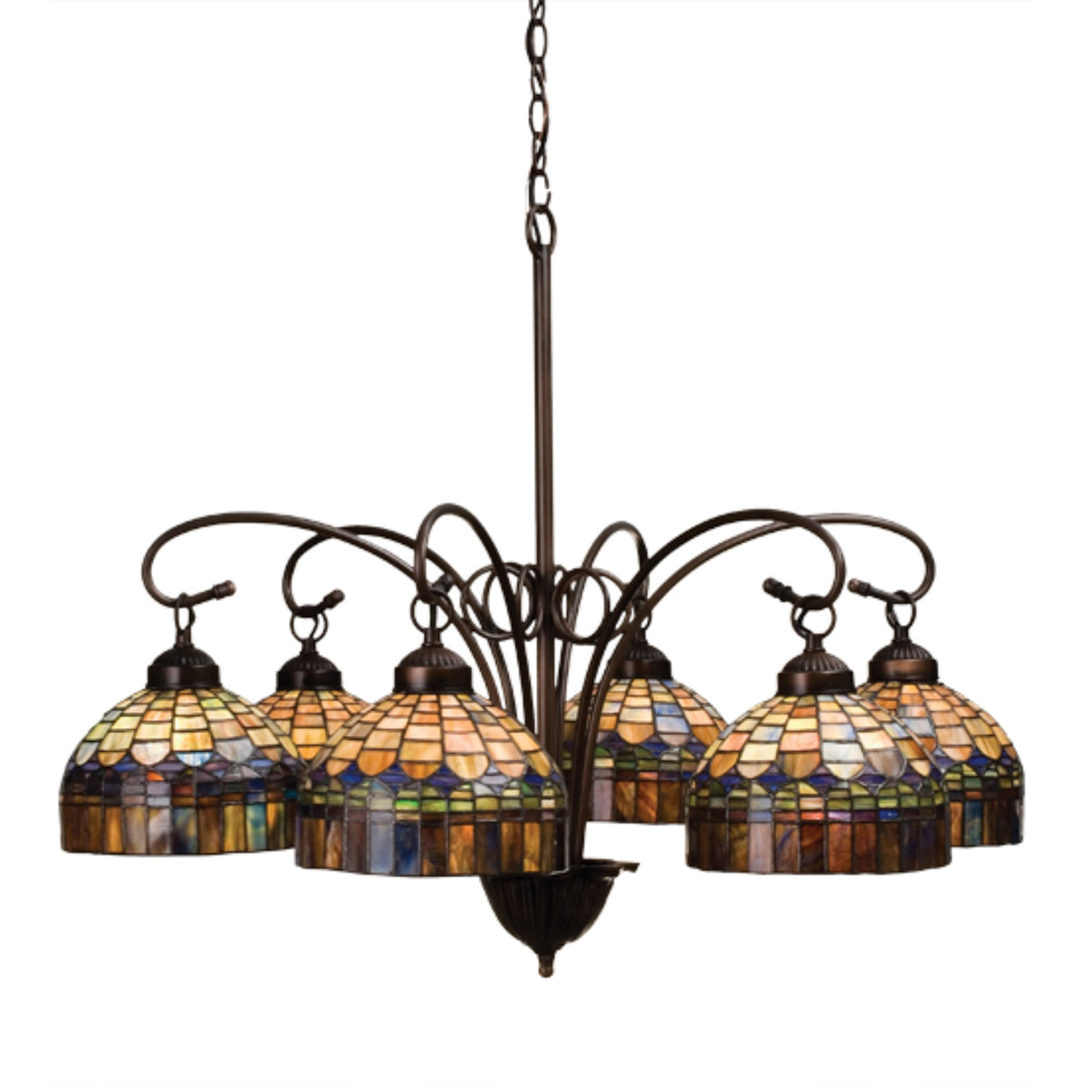 31'W Tiffany Candice 6 Lt Chandelier