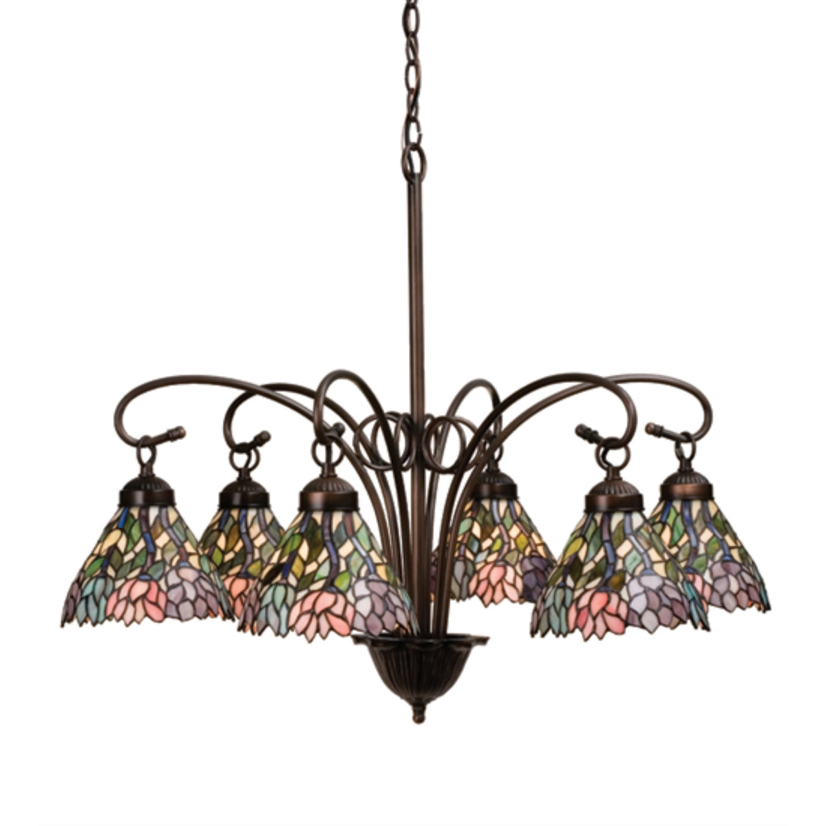 30'W Wisteria 6 Lt Chandelier