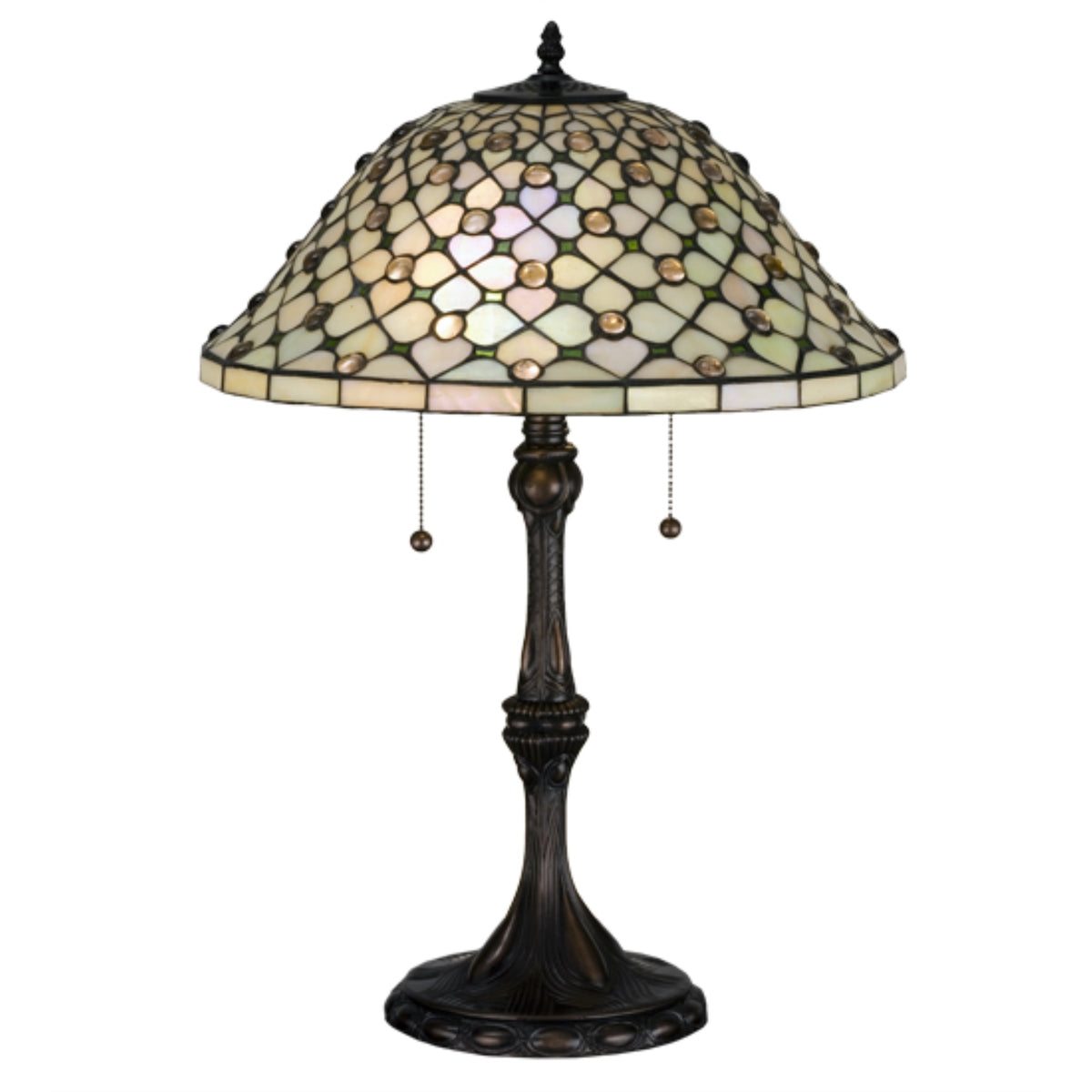 25'H Diamond & Jewel Table Lamp