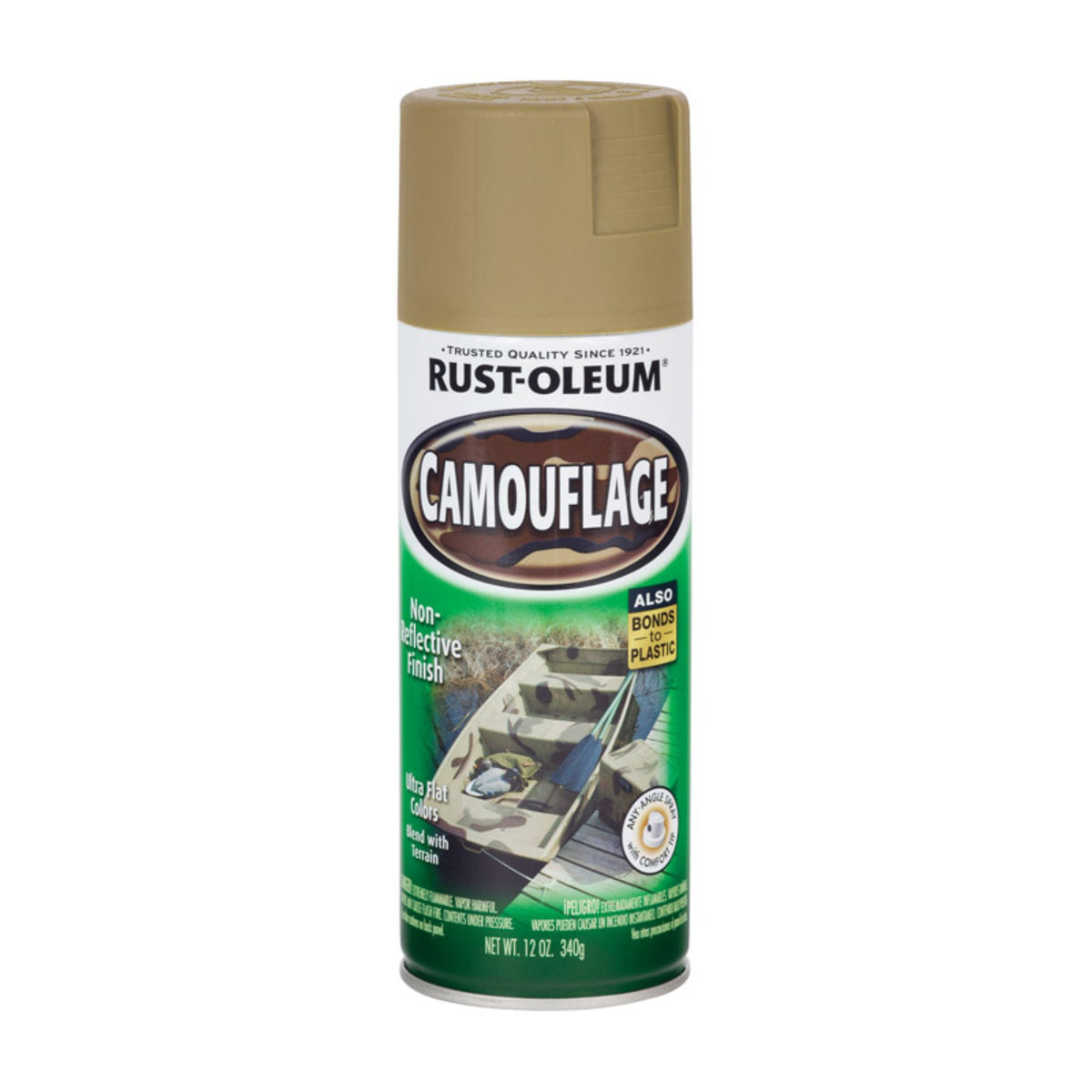 Spry Pnt Camo Khaki (Pack Of 6)