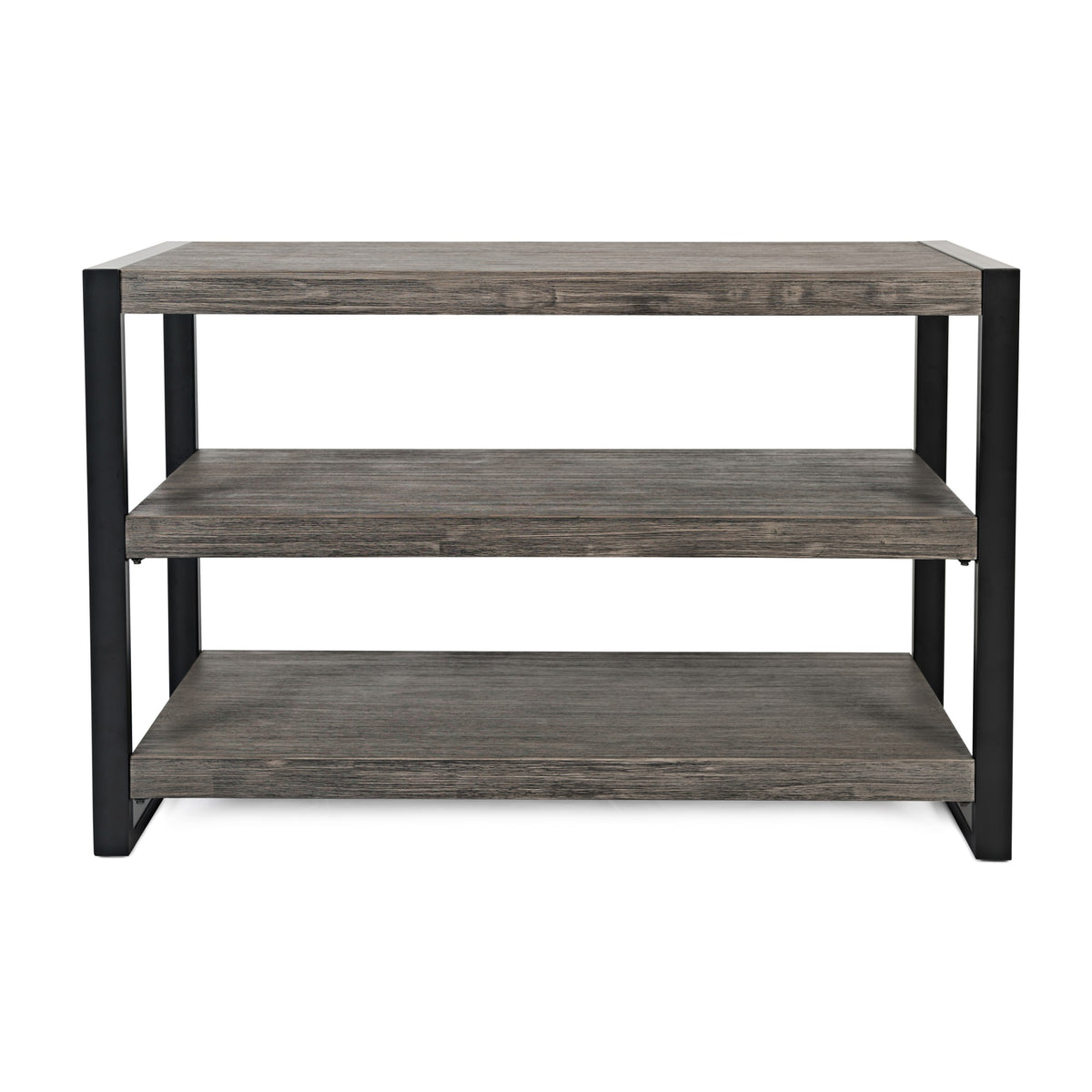 Pinnacle Modern Loft Iron And Wood Grey Sofa Table
