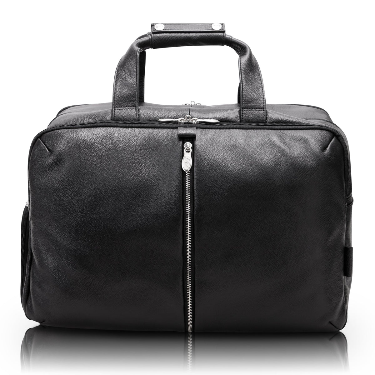 U Series | Avondale | 19 Leather, Triple Compartment, Carry-All, Travel, Laptop Duffel - Black