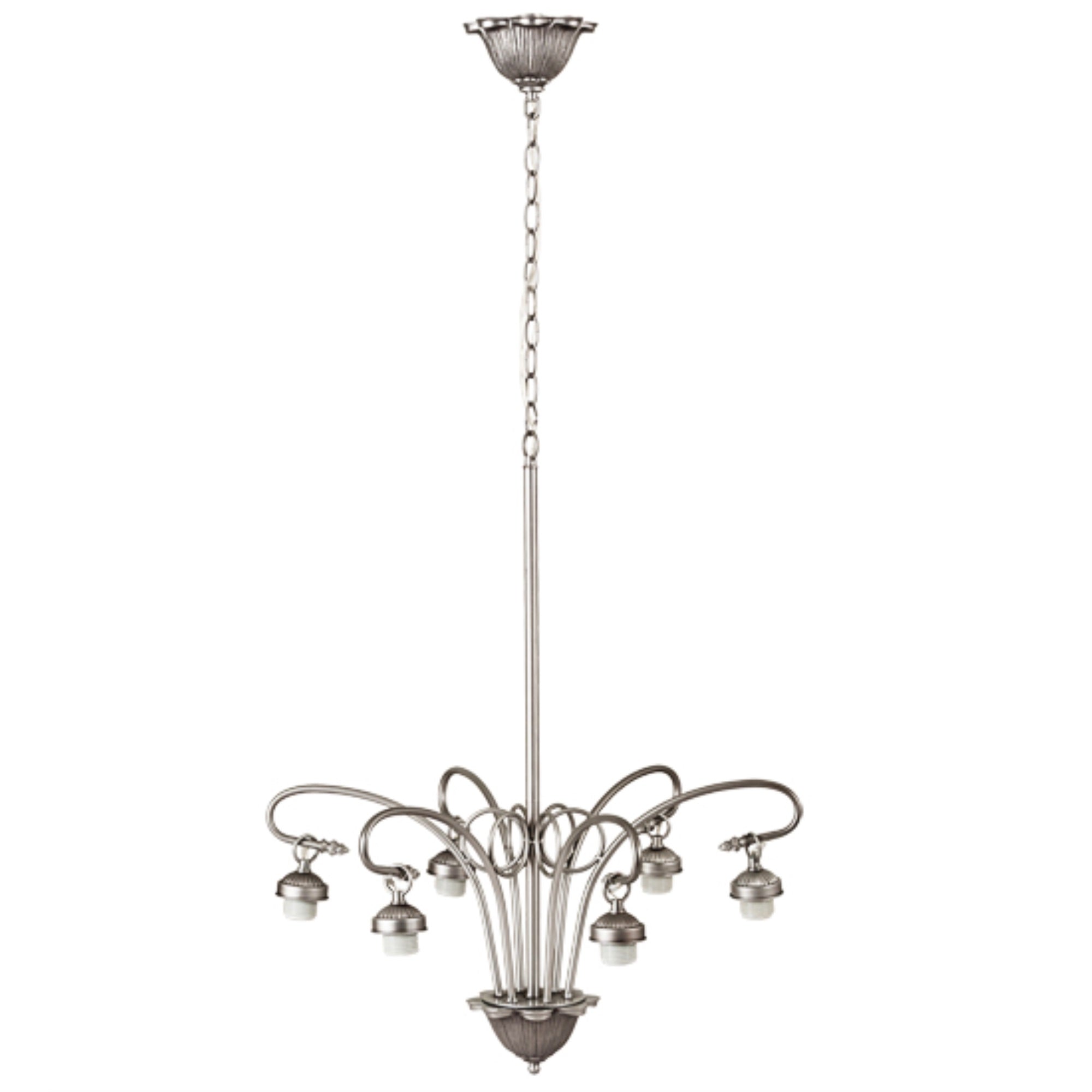 26'W Victorian 6 Lt Chandelier Hardware