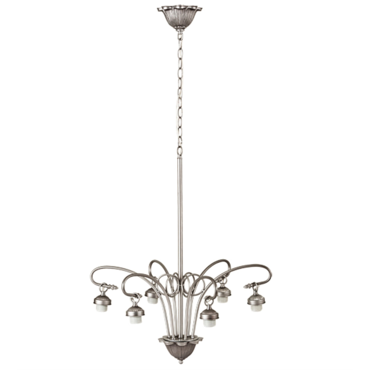 26'W Victorian 6 Lt Chandelier Hardware