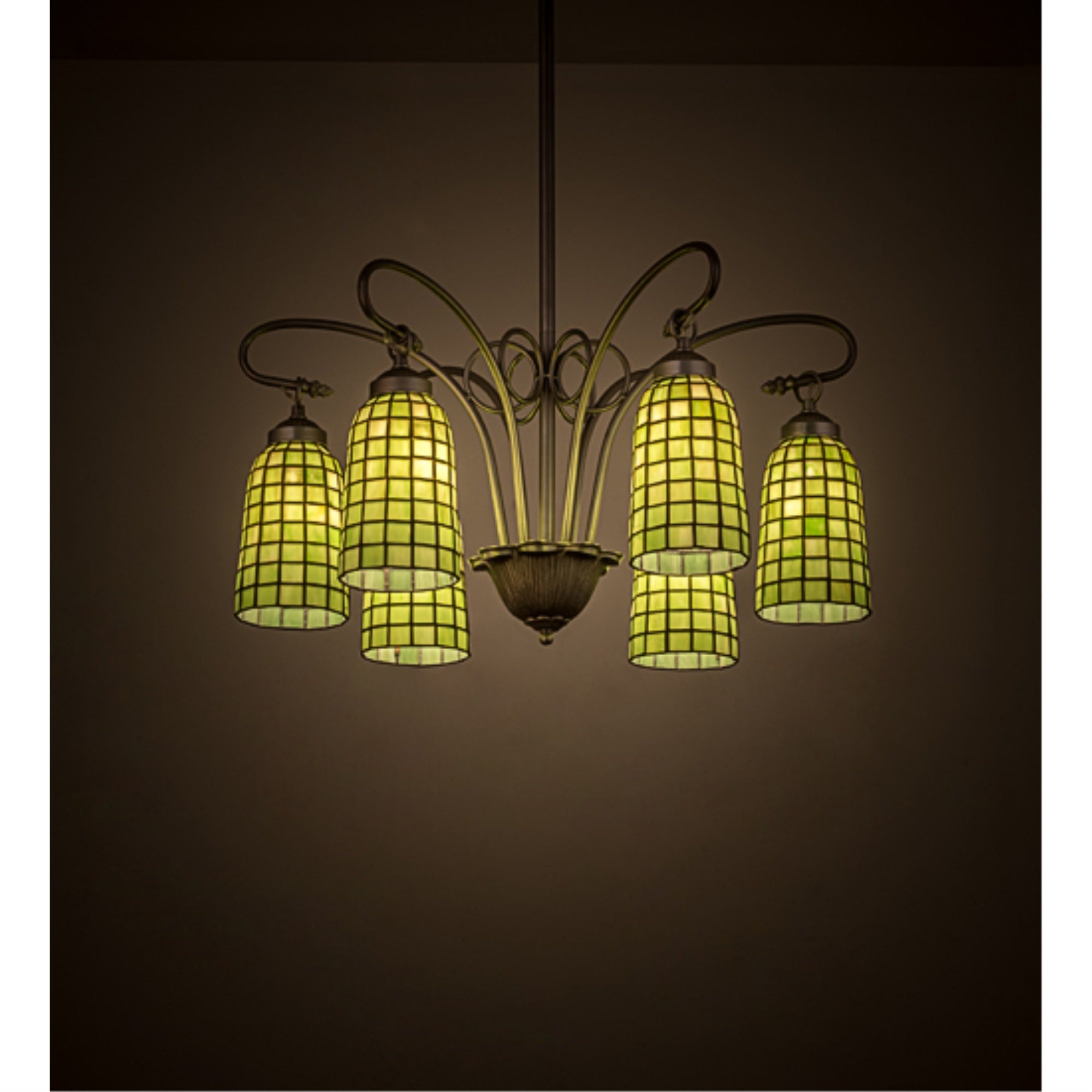 26'W Terra Verde 6 Lt Chandelier