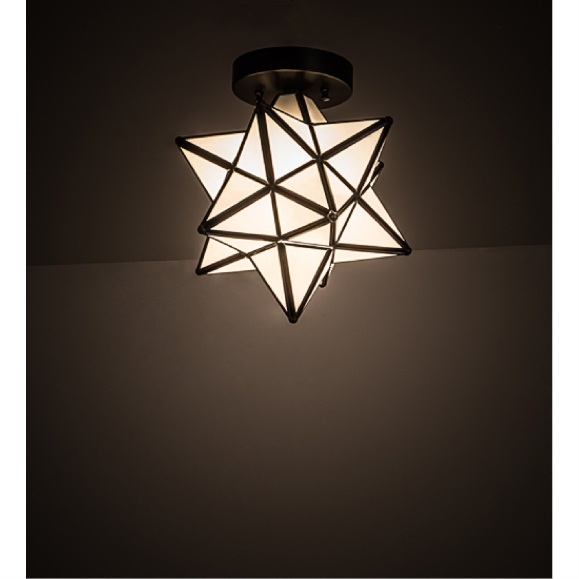 10'W Moravian Star Flushmount